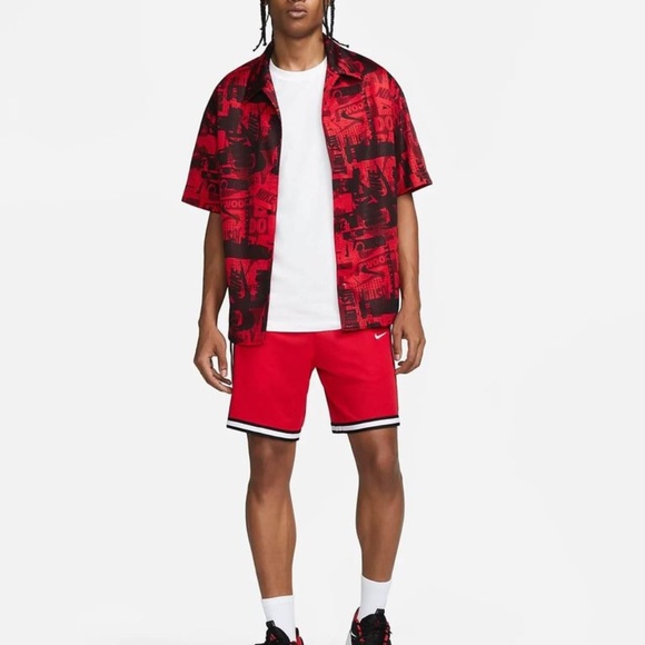 BRAND NEW men Nike dri-fit Dna loose fit red basketball shorts size S - Picture 4 of 6